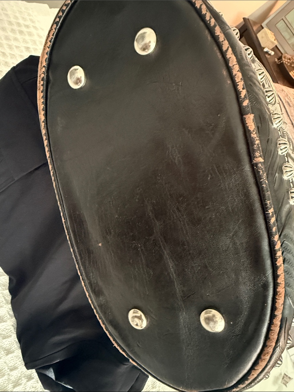 American West Black & Gray Western Bag - Picture 4 of 14
